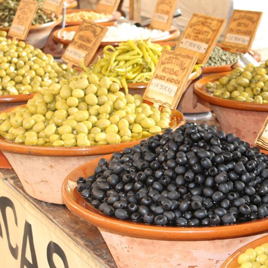 Oliven am mallorquinischen Markt